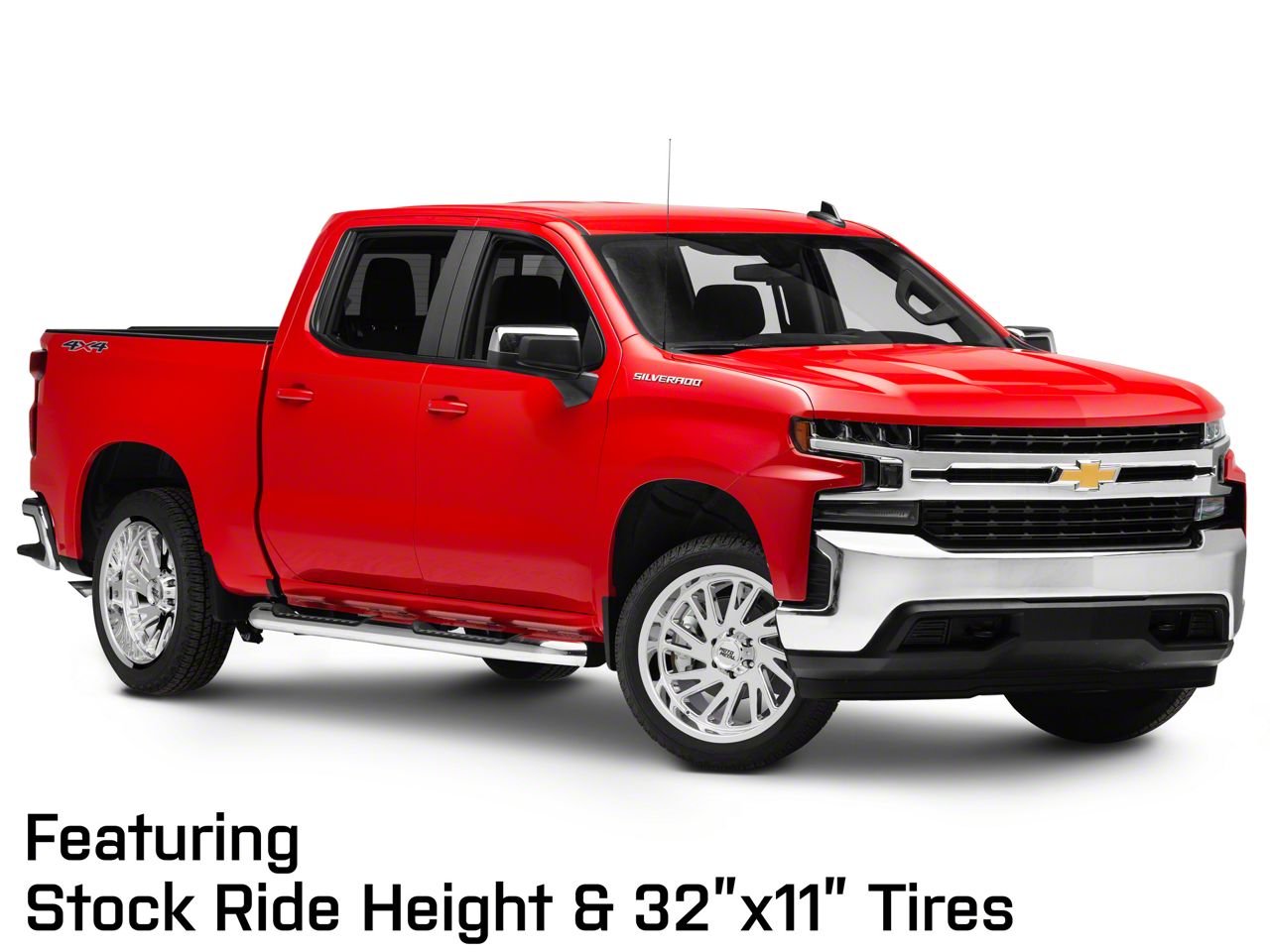 Moto Metal Silverado 1500 Combat Chrome 6-Lug Wheel; 22x12; -44mm