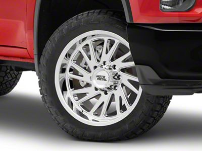 Moto Metal Combat Chrome 8-Lug Wheel; 20x10; -18mm Offset (20-25 Silverado 2500 HD)