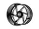Moto Metal MO400 Gloss Black Milled 8-Lug Wheel; 24x14; -76mm Offset (07-10 Silverado 2500 HD)