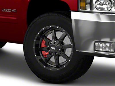Moto Metal MO970 Gloss Black Milled 8-Lug Wheel; 18x10; -24mm Offset (07-10 Silverado 2500 HD)