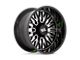 Moto Metal Stinger Gloss Black Machined 8-Lug Wheel; 22x10; -18mm Offset (20-24 Silverado 2500 HD)