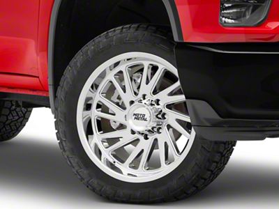 Moto Metal Combat Chrome 8-Lug Wheel; 20x10; -18mm Offset (20-25 Silverado 3500 HD SRW)