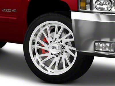 Moto Metal Combat Chrome 8-Lug Wheel; 22x12; -44mm Offset (07-10 Silverado 3500 HD SRW)