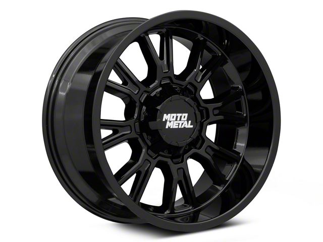 Moto Metal Legacy Gloss Black 6-Lug Wheel; 17x9; 20mm Offset (15-20 Tahoe)