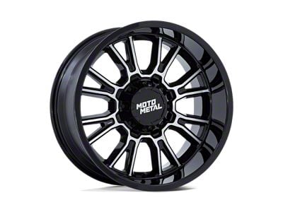 Moto Metal Legacy Gloss Black Machined 6-Lug Wheel; 20x9; 20mm Offset (21-25 Tahoe)