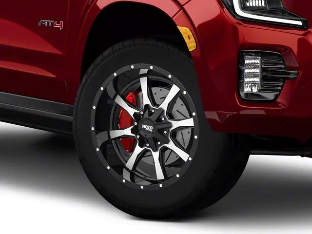 Moto Metal MO970 Gloss Black Machined 6-Lug Wheel; 20x10; -24mm Offset (21-24 Yukon)