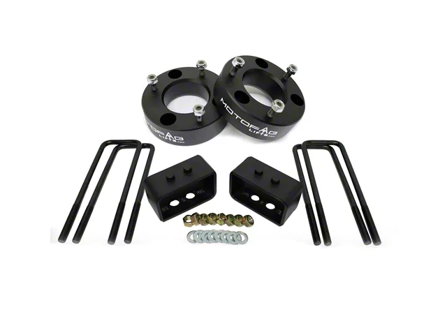MotoFab 2.50-Inch Front / 1.50-Inch Rear Leveling Kit (09-20 4WD F-150, Excluding Raptor)