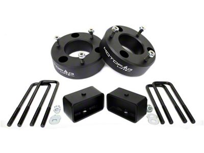 MotoFab 3-Inch Front / 2-Inch Rear Leveling Kit (07-18 Sierra 1500, Excluding 14-18 Denali)