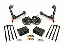 MotoFab 3-Inch Front / 2-Inch Rear Leveling Kit with Upper Control Arms (17-18 Sierra 1500, Excluding Denali)