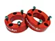 MotoFab 3-Inch Front Leveling Kit; Red (07-18 Sierra 1500, Excluding 14-18 Denali)