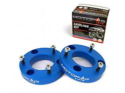 MotoFab 2-Inch Front Leveling Kit; Blue (07-26 Silverado 1500)