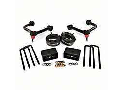 MotoFab 3-Inch Front / 2-Inch Rear Leveling Kit with Upper Control Arms (19-24 Silverado 1500, Excluding Trail Boss & ZR2)