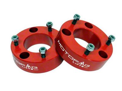 MotoFab 3-Inch Front Leveling Kit; Red (07-18 Silverad0 1500)