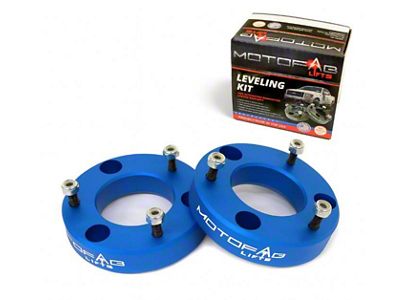 MotoFab 2-Inch Front Leveling Kit; Blue (07-26 Tahoe)