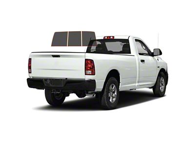 MotoShield Pro 3-Piece Rear Windshield Tint; 15% (09-18 RAM 1500 Regular Cab)