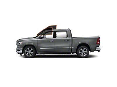 MotoShield Pro Front Driver/Passenger Window Tint; 15% (19-25 RAM 1500 Crew Cab)