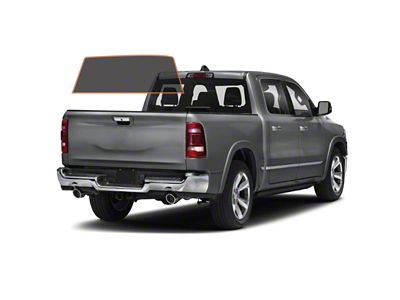 MotoShield Pro Solid Rear Windshield Tint; 15% (09-18 RAM 1500 Crew Cab)