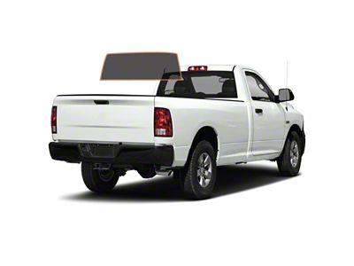 MotoShield Pro Solid Rear Windshield Tint; 15% (09-18 RAM 1500 Regular Cab)