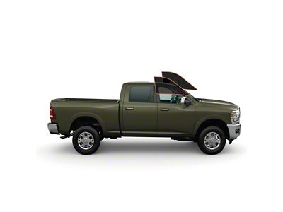 MotoShield Pro Front Driver/Passenger Window Tint; 15% (10-24 RAM 2500 Crew Cab)