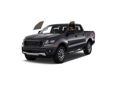 MotoShield Pro Front Driver/Passenger Window Tint; 35% (19-25 Ranger SuperCrew)