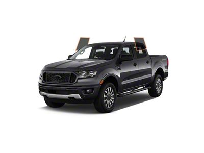 MotoShield Pro Rear Driver/Passenger Window Tint; 15% (19-25 Ranger SuperCrew)