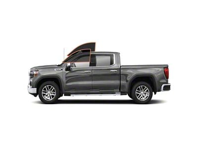 MotoShield Pro Front Driver/Passenger Window Tint; 15% (14-18 Sierra 1500 Crew Cab)