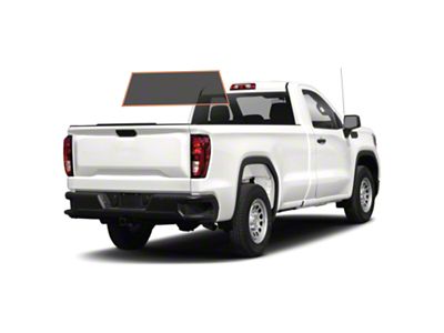 MotoShield Pro Solid Rear Windshield Tint; 5% (19-25 Sierra 1500 Regular Cab)