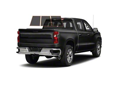 MotoShield Pro 3-Piece Rear Windshield Tint; 15% (14-18 Silverado 1500 Crew Cab)