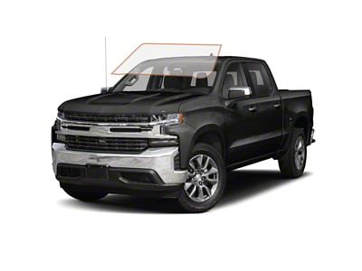 MotoShield Pro Front Windshield Tint; 50% (19-24 Silverado 1500 Crew Cab)