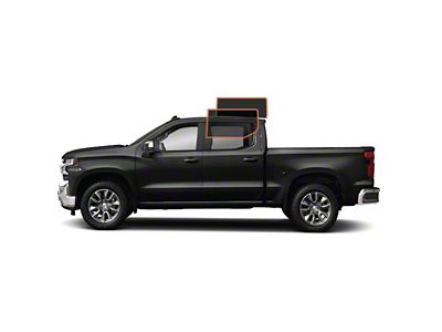 MotoShield Pro Rear Driver/Passenger Window Tint; 15% (14-18 Silverado 1500 Crew Cab)