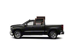 MotoShield Pro Rear Driver/Passenger Window Tint; 5% (19-24 Silverado 1500 Crew Cab)