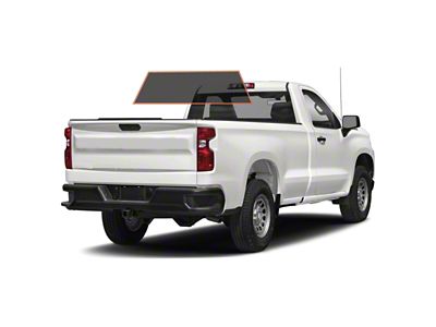 MotoShield Pro Solid Rear Windshield Tint; 15% (14-18 Silverado 1500 Regular Cab)