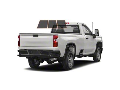 MotoShield Pro 3-Piece Rear Windshield Tint; 15% (15-19 Silverado 2500 HD Regular Cab)