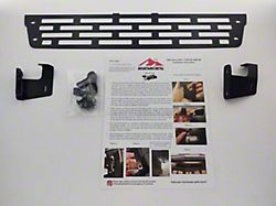 Mountains2Metal Plain Rectangles Bumper Grille Insert; Black (15-19 Sierra 2500 HD)