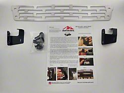 Mountains2Metal Plain Rectangles Bumper Grille Insert; Brushed Stainless Steel (15-19 Sierra 2500 HD)