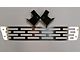 Mountains2Metal Plain Rectangles Bumper Grille Insert; Brushed Stainless Steel (15-19 Sierra 3500 HD)