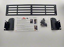 Mountains2Metal Plain Rectangles Bumper Grille Insert; Black (15-19 Silverado 3500 HD)