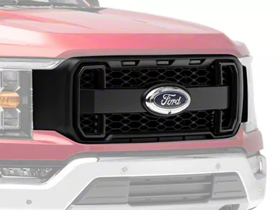 MP Concepts Upper Replacement Grille with LED Lighting and LED DRL; Matte Black (21-23 F-150, Excluding Raptor & Tremor)