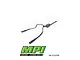 MPI Exhaust Technologies Turbo Series Clamp-On Dual Exhaust System with Polished Bright Chrome Tips; Rear Exit (11-24 5.0L F-150, Excluding Tremor)