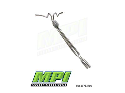 MPI Exhaust Technologies Performance Series Weld-On Dual Exhaust System with Polished Bright Chrome Tips; Side Exit (11-16 6.2L F-250 Super Duty)