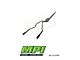 MPI Exhaust Technologies Turbo Series Clamp-On Dual Exhaust System with Black Tips; Rear Exit (11-16 6.2L F-250 Super Duty)