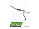 MPI Exhaust Technologies Turbo Series Clamp-On Dual Exhaust System with Black Tips; Side Exit (20-24 7.3L F-250 Super Duty)