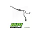 MPI Exhaust Technologies Performance Series Clamp-On Dual Exhaust System with Black Tips; Side Exit (20-24 7.3L F-350 Super Duty)