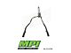 MPI Exhaust Technologies Turbo Series Clamp-On Dual Exhaust System with Polished Bright Chrome Tips; Rear Exit (04-24 5.7L RAM 1500 w/o Factory Dual Exhaust)