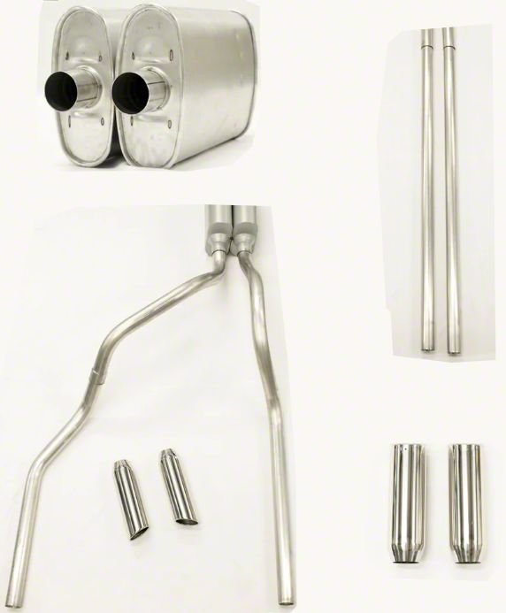 MPI Exhaust Technologies RAM 2500 2.25Inch Dual Exhaust System with