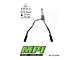 MPI Exhaust Technologies Performance Series Clamp-On Dual Exhaust System with Black Tips; Rear Exit (14-24 6.4L RAM 2500)