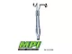 MPI Exhaust Technologies Turbo Series Weld-On Dual Exhaust System with Black Tips; Rear Exit (10-18 5.7L RAM 2500)