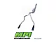 MPI Exhaust Technologies Turbo Series Weld-On Dual Exhaust System with Black Tips; Rear Exit (10-18 5.7L RAM 2500)