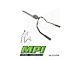 MPI Exhaust Technologies Turbo Series Weld-On Dual Exhaust System with Polished Bright Chrome Tips; Rear Exit (10-18 5.7L RAM 2500)