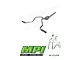 MPI Exhaust Technologies Turbo Series Weld-On Dual Exhaust System with Polished Bright Chrome Tips; Side Exit (14-24 6.4L RAM 2500)